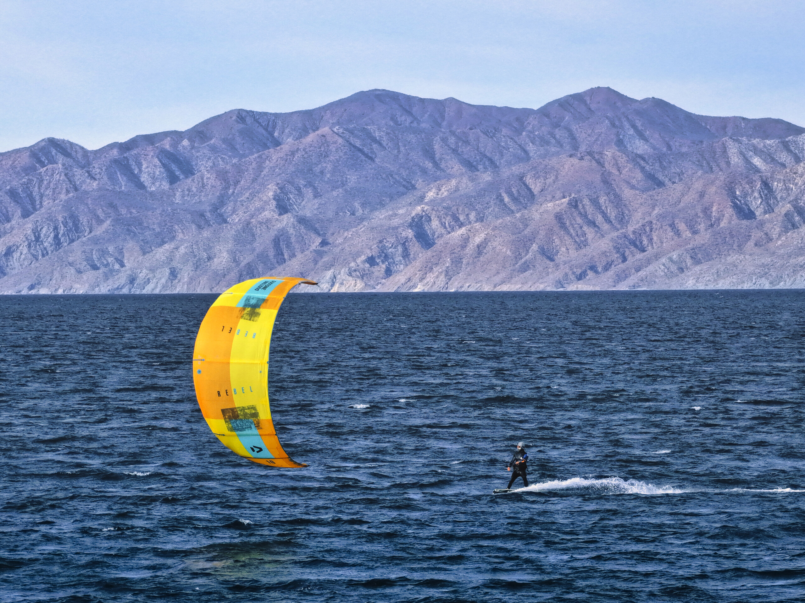 Kiteboarding in La Ventana, Baja California Sur